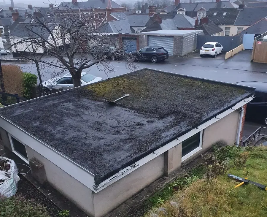 Before Waterproof Roof